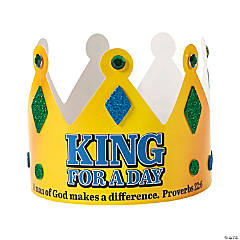 King for a Day Religious Dad Crown Craft Kit – Makes 12