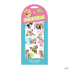 Kitty Ballet Stickers: Pack of 12