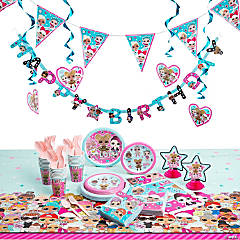 L.O.L. Surprise!™ Birthday Party Tableware Kit for 24 Guests