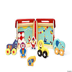 L&F Wooden Circus Doll House 7 Pieces 3yrs+
