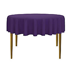 1pc Polyester Purple Mermaid Style Birthday Tablecloth Table Flag