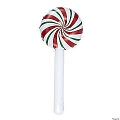 Large Inflatable Christmas Lollipops - 6 Pc.