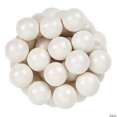 .com : Large 1 White Gumballs - 2 Pound Bag - Approximately 120  Gumballs Per Bag : Grocery & Gourmet Food
