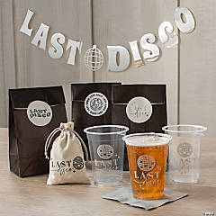 Fun Express 6 Pieces Disco Ball-Shaped Cups with Straws, Holds 20 oz, BPA  Free Plastic, Birthday Party Supplies, Silver