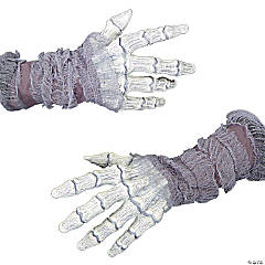 Latex Ghostly Bone Hands With Gauze