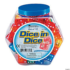 Learning Resources® Dice in Dice Bucket