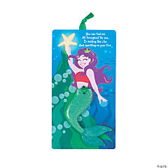 Legend of the Mermaid Ornaments with Card - 12 Pc.