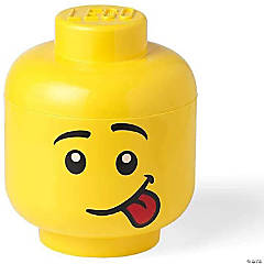 LEGO Mini 4 x 4.5 Inch Plastic Storage Head  Silly