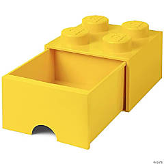Lego Storage Brick 1 Drawer Bright Yellow