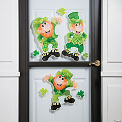 Leprechaun Window Clings