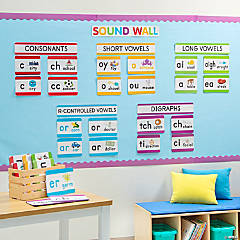 Letter Sound Wall Classroom Bulletin Board Set - 199 Pc.