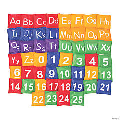 Letters & Numbers Bean Bag Bundle - 52 Pc.