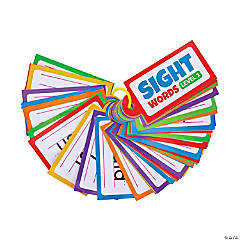 Level 1 Sight Word Cards on a Ring - 6 Pc.