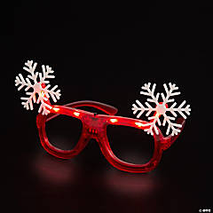 Light-Up Snowflake Glasses - 6 Pc.