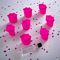 Bulk 100 Ct. Pink Glitter Shot Glass & Cup Kit | Oriental Trading