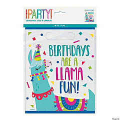 Llama Birthday Goody Bags - 8 Pc.