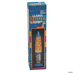 Llama Glitter Lamp