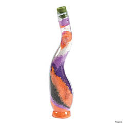 Long-Neck Sand Art Bottles - 12 Pc.