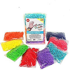 Rainbow Loom Assorted Tie-Dye Rubber Bands Refill Pack [600 ct]