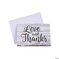 Love & Thanks Thank You Cards
