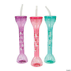 Flamingo BPA-Free Plastic Silly Straws - 12 Pc. | Oriental Trading