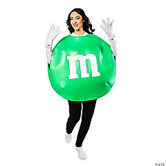 M & M Green Adult Costume  One Size