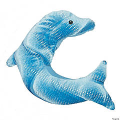 Manimo Weighted Plush Blue Dolphin - 2 Pounds