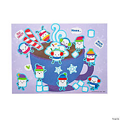 Marshmallows & Hot Cocoa Sticker Scenes - 12 Pc.