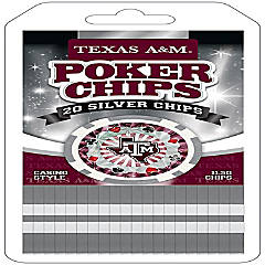 MasterPieces Casino Style 100 Piece Poker Chip Set - NFL Houston