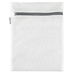 mDesign Laundry Mesh Fabric Wash Bag, Zipper Closure