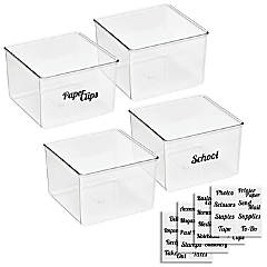 https://s7.orientaltrading.com/is/image/OrientalTrading/SEARCH_BROWSE/mdesign-plastic-stackable-home-office-storage-box-32-labels-4-pack-clear~14287518$NOWA$