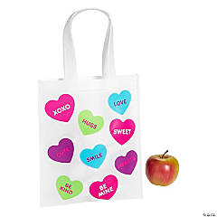 Valentine Herty Shopping bag Bahrain Barcode Canvas Tote Bag 