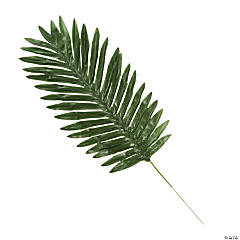 Medium Polyester Palm Leaves - 12 Pc.