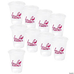 Bachelorette Party Plastic Tumblers with Straws, 24oz, 6ct