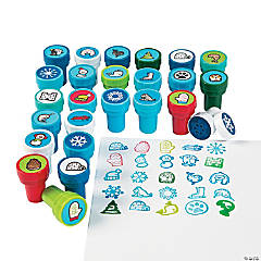 Mega Bulk 100 Pc. Winter Stamper Assortment