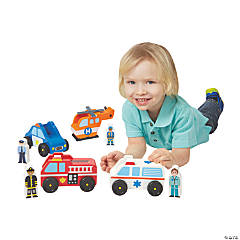 Melissa & Doug® Emergency Vehicle Set