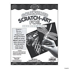 Melissa & Doug® Metallic Foil Scratch-Art® Paper, 50 sheets