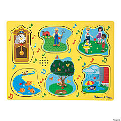 Melissa & Doug® Yellow Sing-Along Nursery Rhymes Sound Puzzle