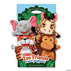 Melissa & Doug® Zoo Friends Hand Puppets