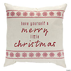 Melrose International Merry Christmas Pillow 17In