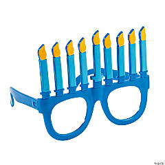 Menorah-Shaped Glasses- 12 Pc.