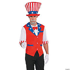 Men's Patriotic Hat and Shirt Costume