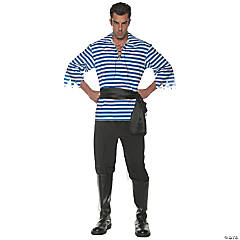  Underwraps Costumes Men's Renaissance Pirate Shirt, Black, One  Size : Clothing, Shoes & Jewelry