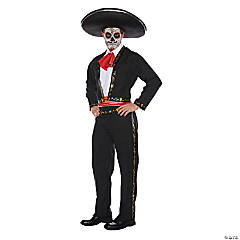 Men's Skull Mariachi Costume