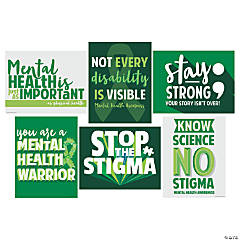 Mental Health Awareness Posters - 6 Pc.