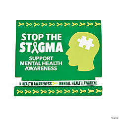Mental Health Awareness Rubber Bracelets with Card - 12 Pc.