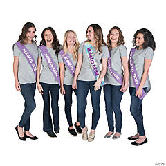 Mermaid Bachelorette Party Sash Set - 6 Pc.