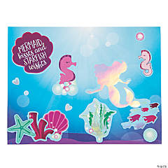 Mermaid Sparkle Sticker Scenes
