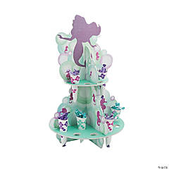 Mermaid Sparkle Treat Stand with Cones - 25 Pc.