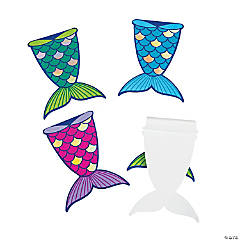 Mermaid Tail Foil Notepads - 24 Pc.